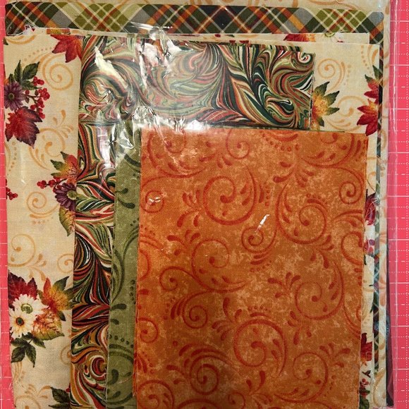 Moda Other - BEAUTIFUL FABRIC -Table Runner Kit, Layer Cake, Plus Fabric- Autumn Theme